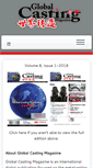 Mobile Screenshot of globalcastingmagazine.com